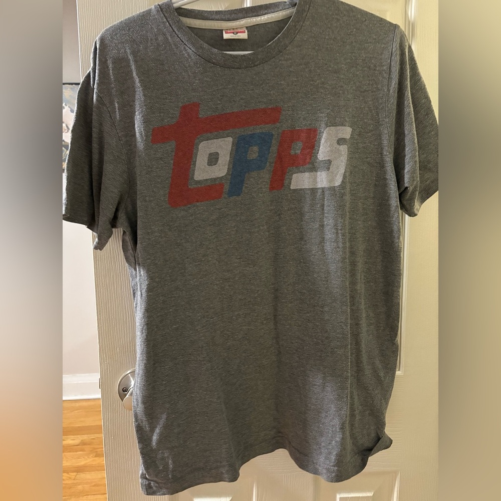 Topps Baseball MLB Gray Graphic Tee
